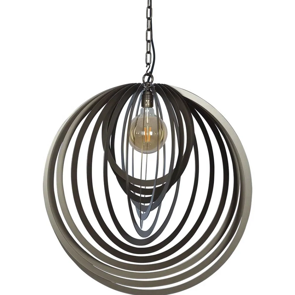 Straluma Grote design hanglamp ringen platinum 80 cm> Eettafellampen|Videverlichting