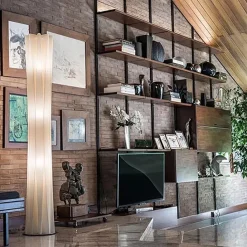 Straluma Grote design vloerlamp Bach licht goud inclusief dimmer><noscript><img width=