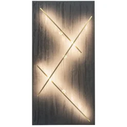 Straluma Grote design wandlamp met gouden kapjes><noscript><img width=