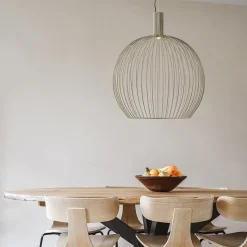 Straluma Grote draad hanglamp mat zand 70 cm><noscript><img width=