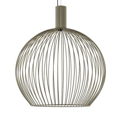 Straluma Grote eettafelhanglamp draad mat zand> Hanglampen|Eettafellampen