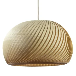 Straluma Grote hanglamp hout naturel rond 60 cm> Eettafellampen|Eetkamerverlichting