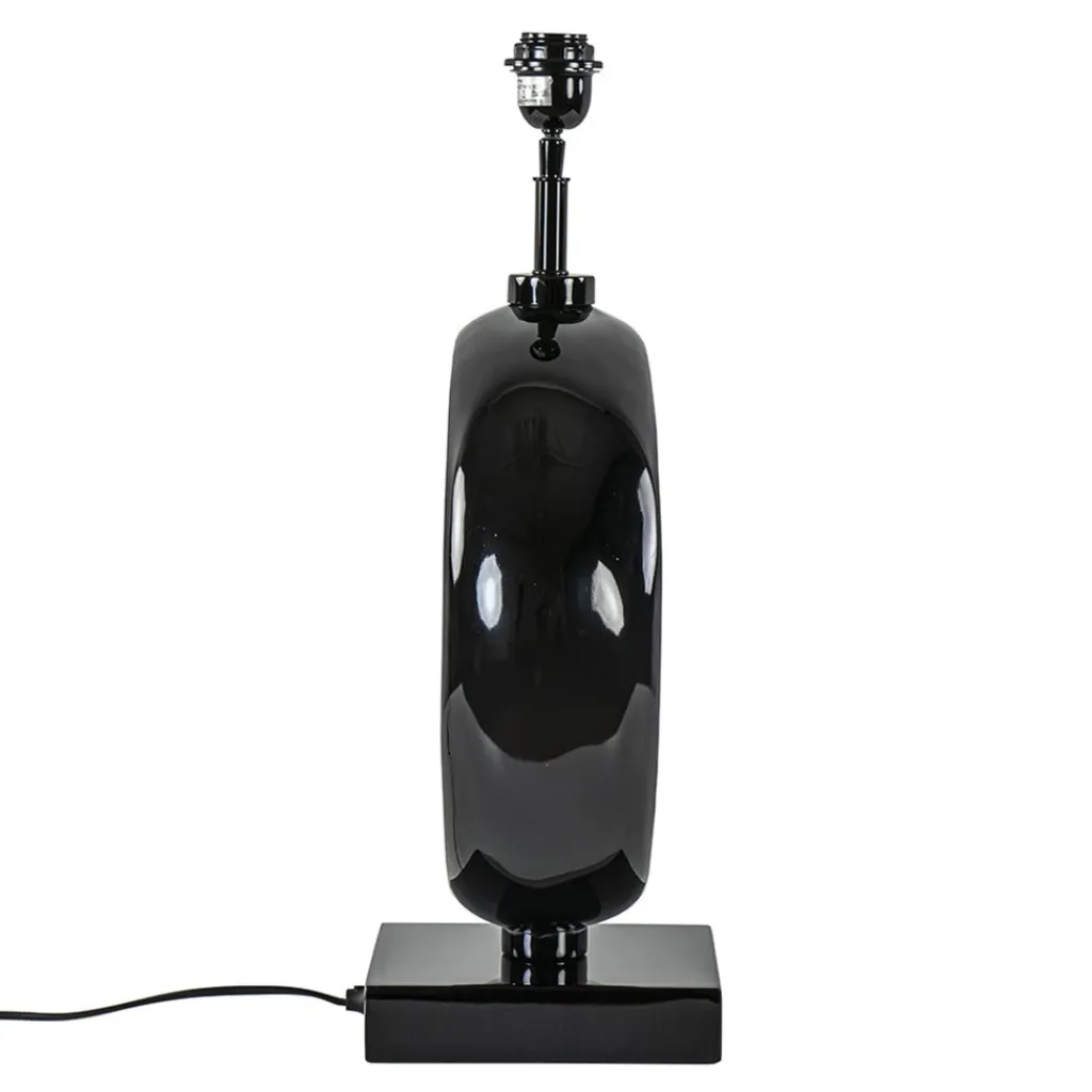 Straluma Grote lampvoet Maan shiny zwart> Tafellampen|Lampenvoeten