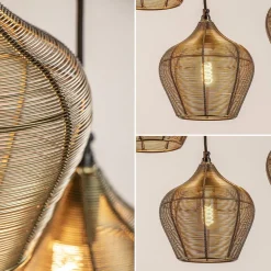 Straluma Grote landelijke hanglamp 10-lichts antiek brons Alvaro><noscript><img width=