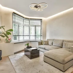 Straluma Grote LED Plafondlamp goud/zwart 3-standen dimbaar><noscript><img width=