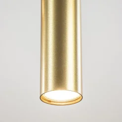 Straluma Grote 8-lichts hanglamp cilinder zwart met goud><noscript><img width=