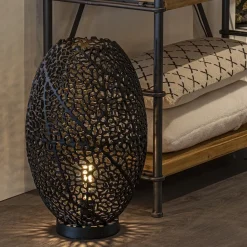 Straluma Grote tafellamp Sinula Light and Living mat zwart><noscript><img width=