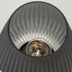 Straluma Grote tafellamp Tajera op batterij mat grijs/goud L&L><noscript><img width=