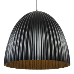 Straluma Grote XL hanglamp relief zwart met goud> Keukenverlichting|Eetkamerverlichting