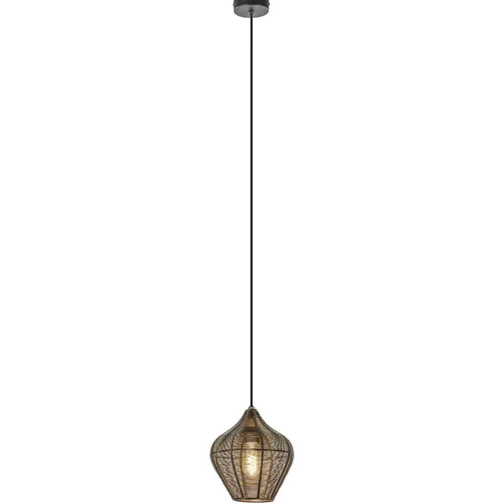 Straluma Hanglamp Alvaro 20cm antiek brons> Light and Living|Halverlichting