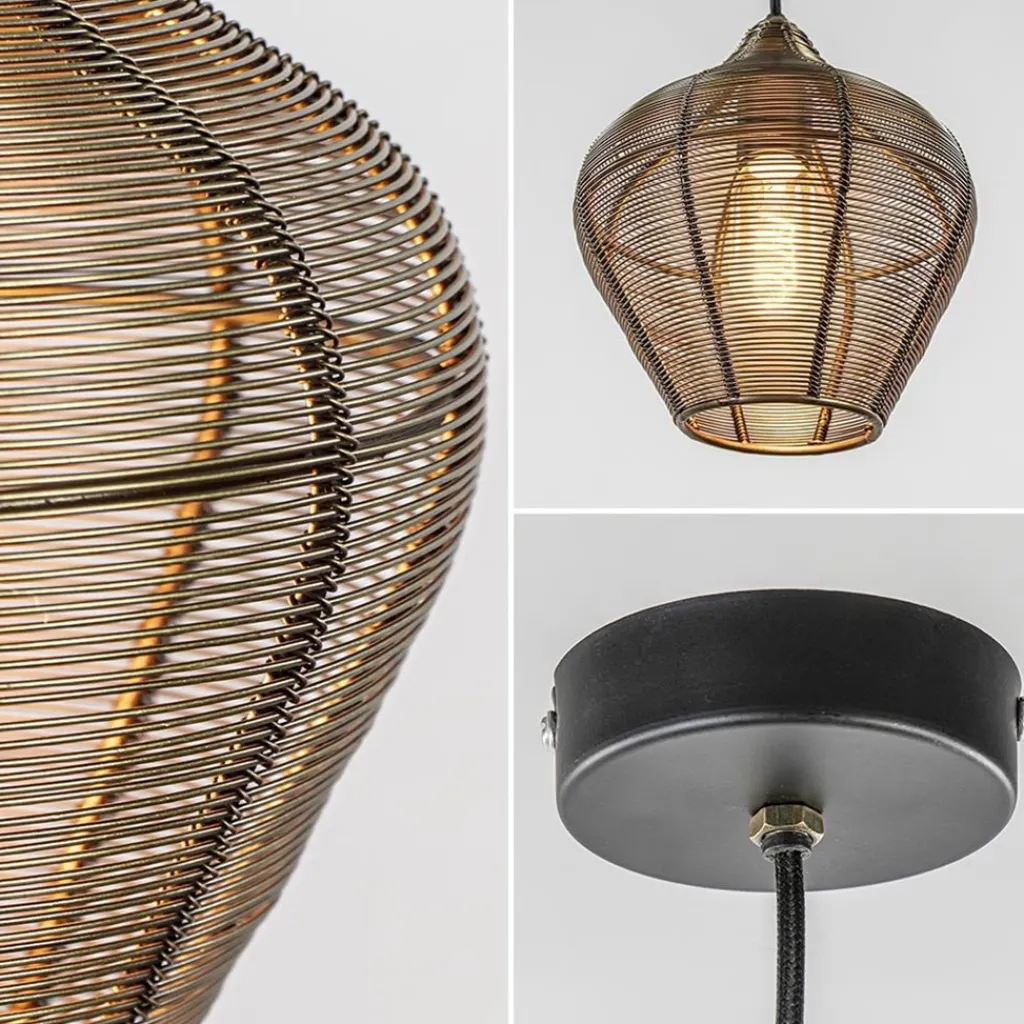 Straluma Hanglamp Alvaro 20cm antiek brons> Light and Living|Halverlichting