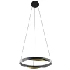 Straluma Hanglamp Ascoli 65 rond zwart/matgoud> Hanglampen|Eettafellampen