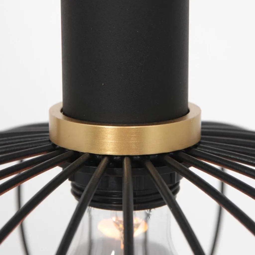 Straluma Hanglamp Aureole ovaal zwart> Hanglampen|Draadlampen