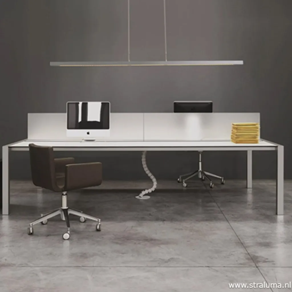 Straluma Hanglamp balk alu up+down 130cm pushdim> Hanglampen|Eettafellampen