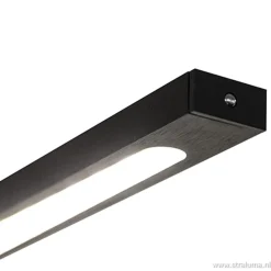 Straluma Hanglamp balk zwart 160cm direct led><noscript><img width=