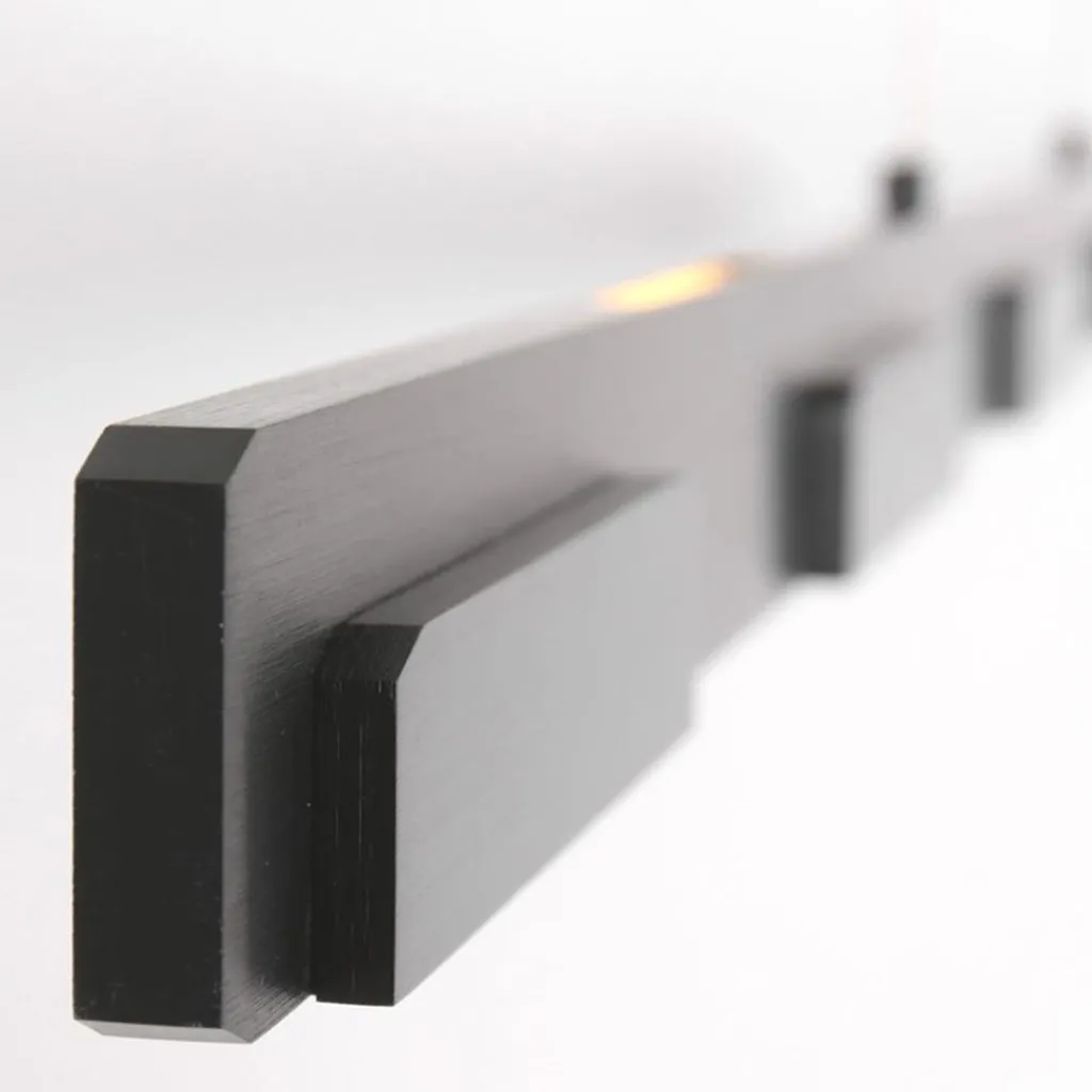 Straluma Hanglamp Block 171 zwart met kabel-lift> Hanglampen|Eettafellampen