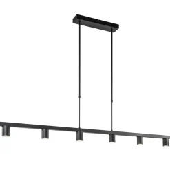 Straluma Hanglamp Bounce 6L 160cm zwart> Eettafellampen|Keukenverlichting