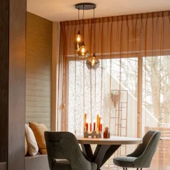 Straluma Hanglamp Cambio 3L rond zwart smoke glas><noscript><img width=