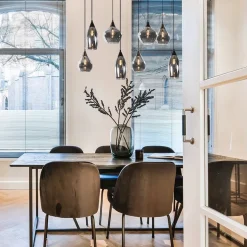 Straluma Hanglamp Cambio 8L zwart + smoke glas><noscript><img width=