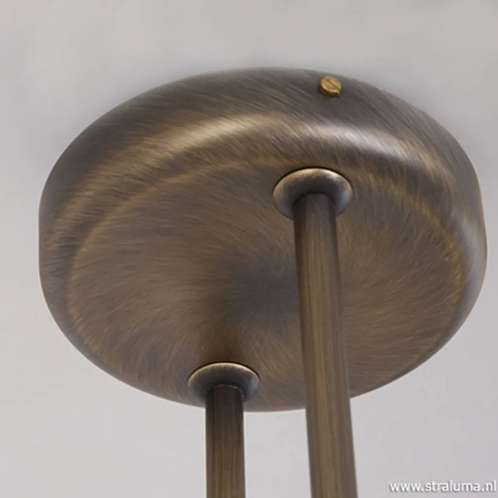 Straluma Hanglamp Capri brons/Glas> Eettafellampen|Eetkamerverlichting