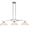 Straluma Hanglamp Capri staal glas eettafel> Eettafellampen|Keukenverlichting