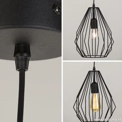 Straluma Hanglamp draad mat zwart><noscript><img width=