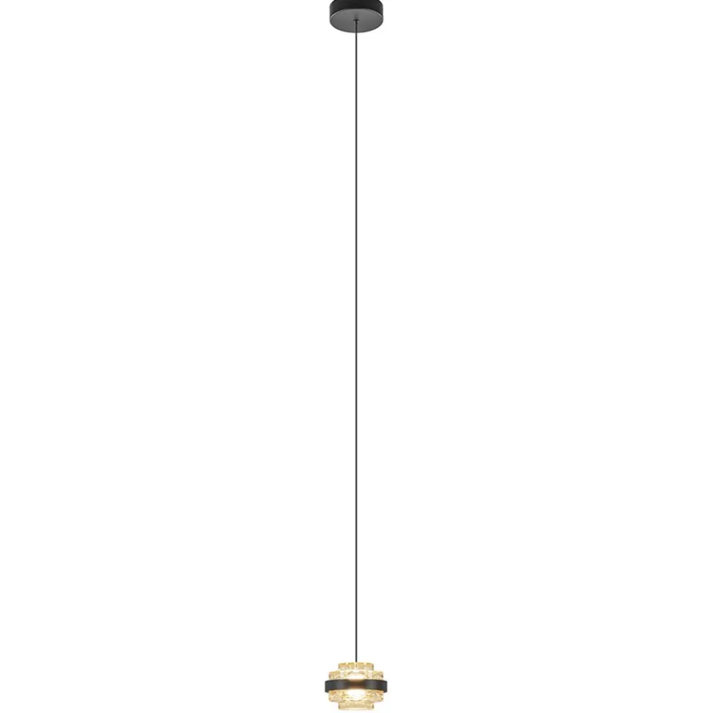 Straluma Hanglamp Dynasty 1L zwart/amber> Hanglampen|LED Hanglampen