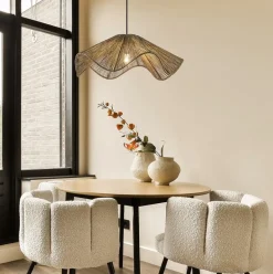 Straluma Hanglamp Fodara jute naturel Light and Living><noscript><img width=
