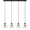 Straluma Hanglamp glazen bol 4-l modern clear> Eettafellampen|Pendel Lampen