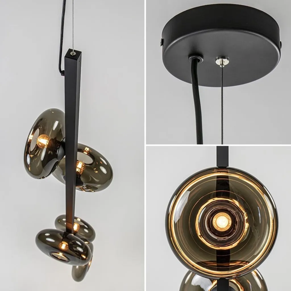 Straluma Hanglamp Hoseki verticaal zwart/smoke> Hanglampen|Videverlichting