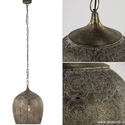Straluma Hanglamp Kadiri antiek goud oosters><noscript><img width=