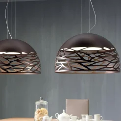 Straluma Hanglamp Kelly Dome 80 brons><noscript><img width=