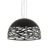 Straluma Hanglamp Kelly Dome 80cm zwart> Eettafellampen|Woonkamerlampen