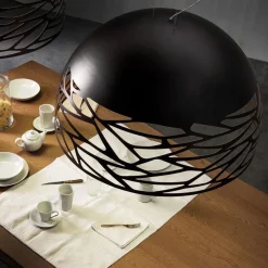 Straluma Hanglamp Kelly Dome zwart 60cm><noscript><img width=
