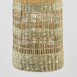 Straluma Hanglamp Latika smal zeegras naturel met zwart><noscript><img width=