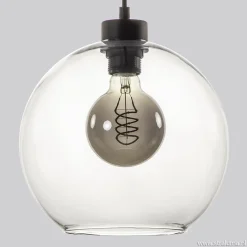 Straluma Hanglamp 3-lichts rond glas helder 25 cm><noscript><img width=