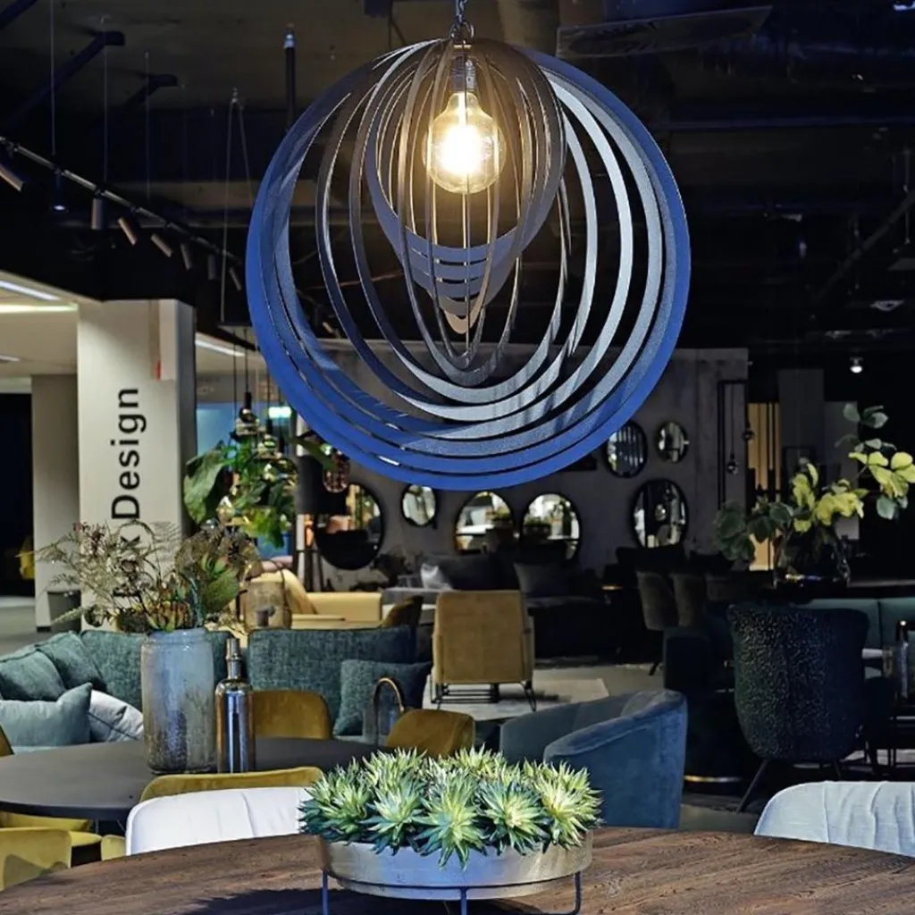 Straluma Hanglamp Limone zwart 60cm> Eettafellampen|Keukenverlichting