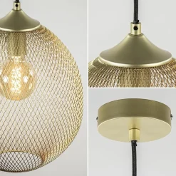 Straluma Hanglamp Moroc goud 30cm><noscript><img width=