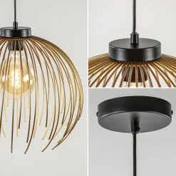 Straluma Hanglamp Nest matgoud/zwart><noscript><img width=