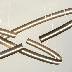 Straluma Hanglamp ovaal dubbel zwart><noscript><img width=