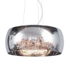 Straluma Hanglamp Pearl Raindrops smokey glas> Eettafellampen|Pearl
