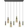 Straluma Hanglamp Perugia 7L brons/zwart> Hanglampen|Eettafellampen