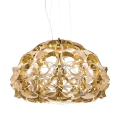 Straluma Hanglamp Quantica 74cm gold/white> Eettafellampen|Kantoorverlichting