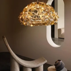 Straluma Hanglamp Quantica 74cm gold/white><noscript><img width=
