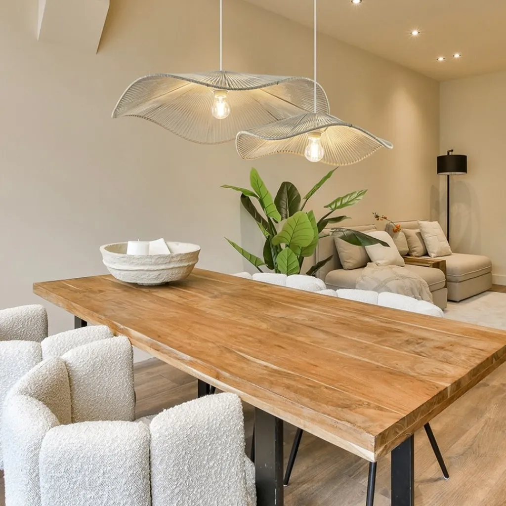 Straluma Hanglamp Rafa 70 katoendraad crème> Hanglampen|Eettafellampen