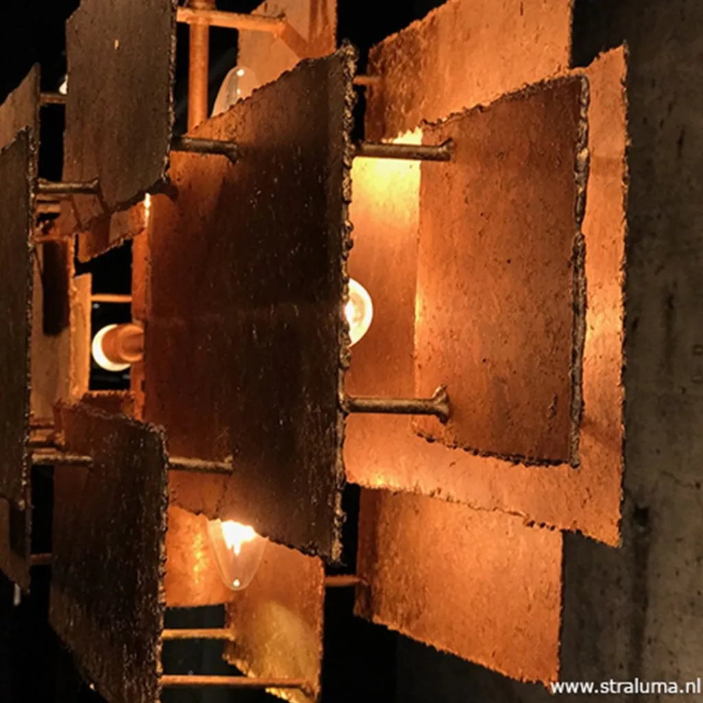 Straluma Hanglamp rechthoek speels antiek zilver> Eettafellampen|Keukenverlichting