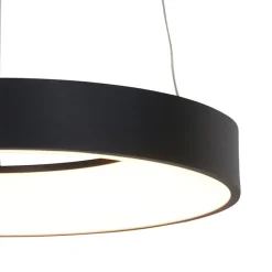Straluma Hanglamp Ringlede zwart 48cm><noscript><img width=
