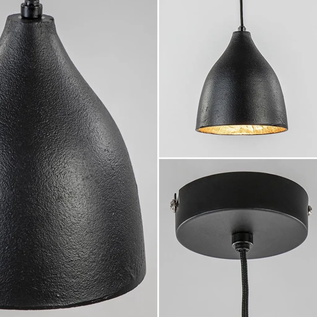 Straluma Hanglamp Sumero zwart/goud> Light and Living|Woonkamerlampen