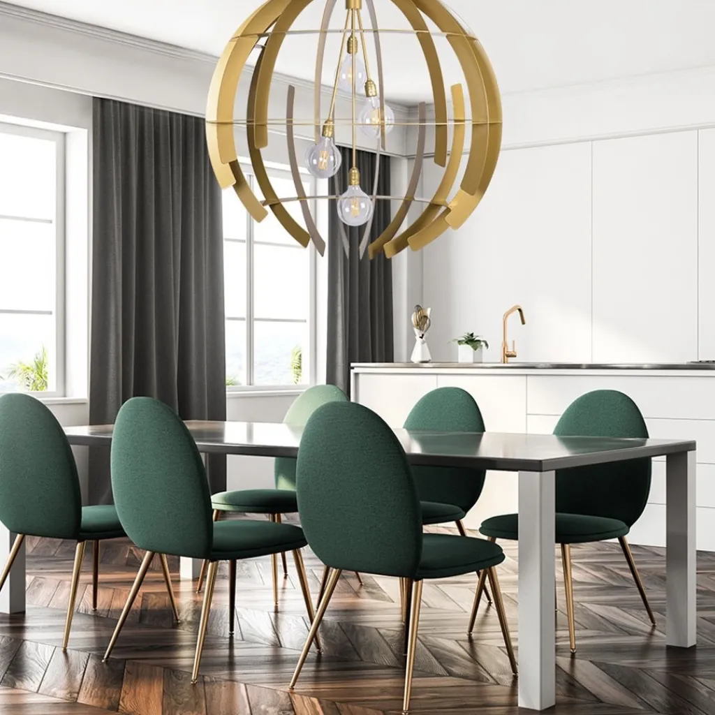 Straluma Hanglamp Terra 100cm goud> Eettafellampen|Videverlichting