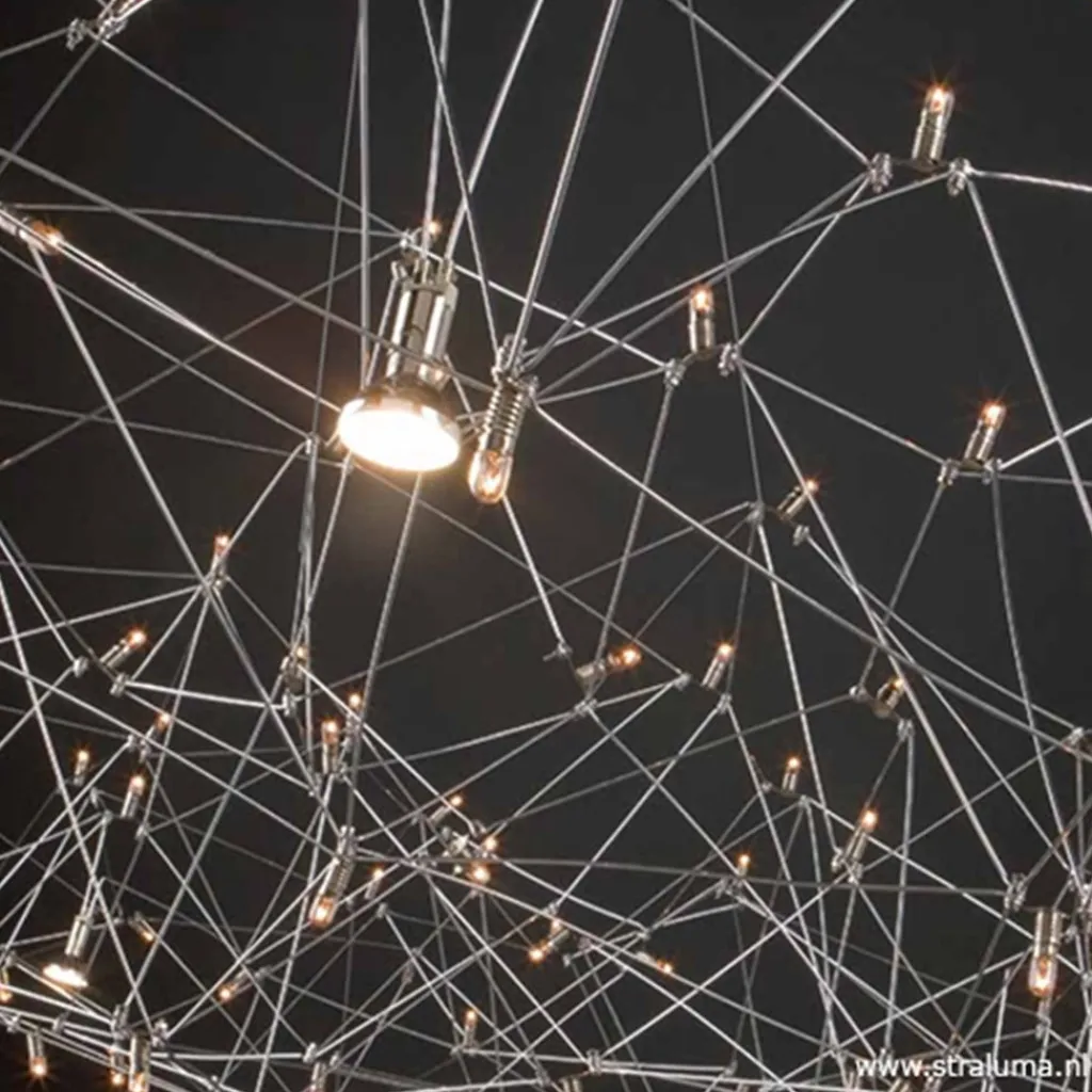 Straluma Hanglamp Universe staal 125+2x downlight> Hanglampen|Eettafellampen